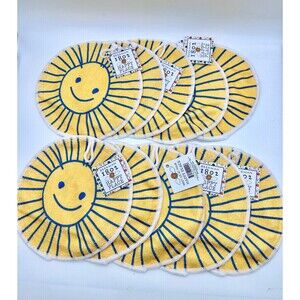 Set of 10 New Beekman 1802 Happy Place Sunny Cleaning Mitts
